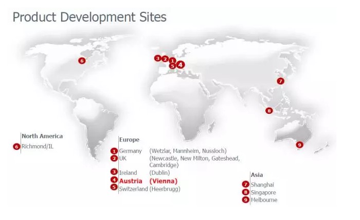 徠卡顯微鏡全球客戶分布 徠卡顯微鏡全球客戶分布